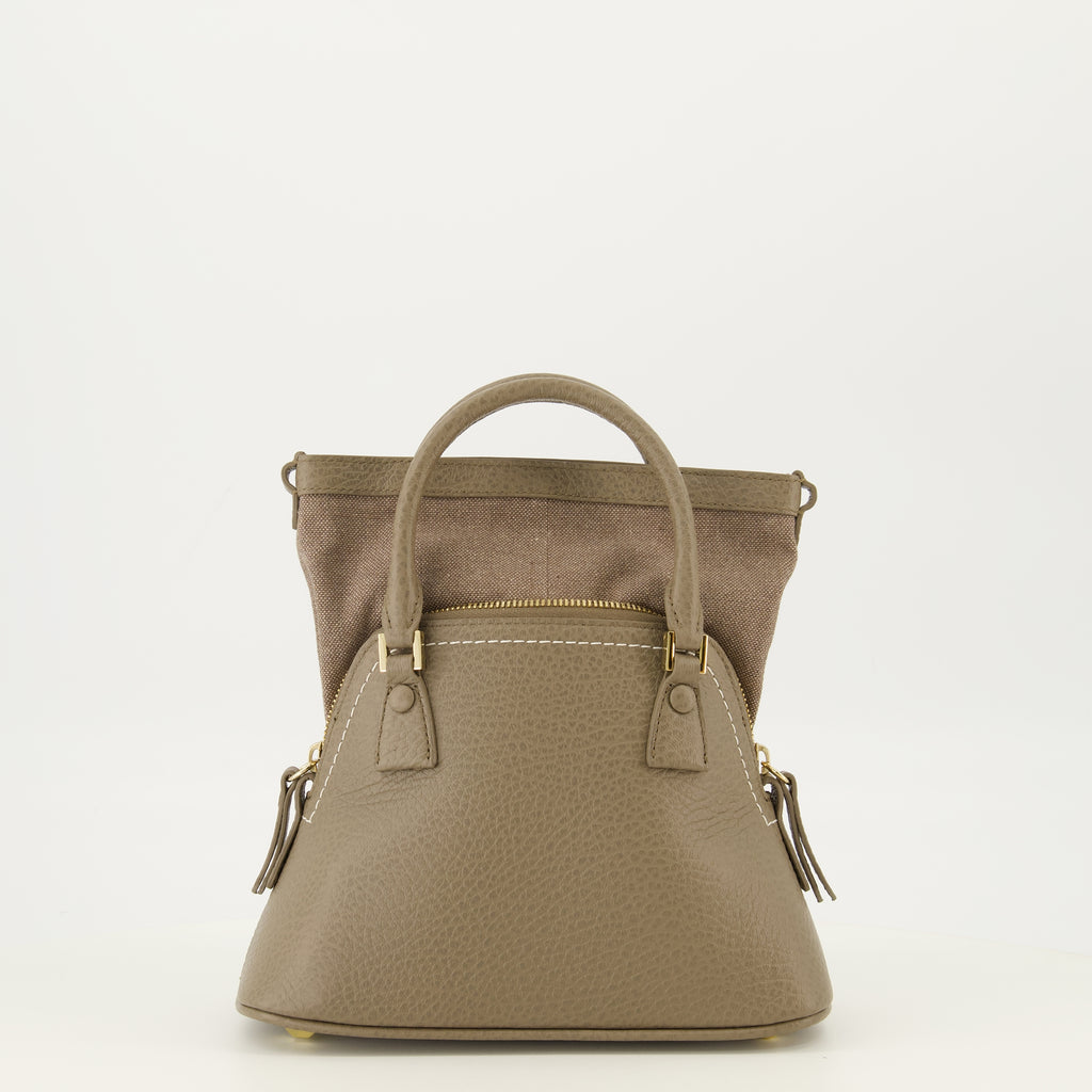 Sacs à main et épaule Bolso Micro de Cuero 5AC en Marrón Maison Margiela Marron Femme