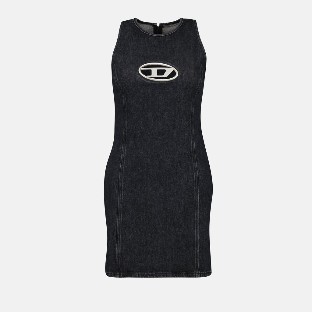 Vestidos Vestido Denim De-Ferriz-Fsd Diesel Preto Femme