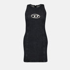Vestidos Vestido Denim De-Ferriz-Fsd Diesel Preto Femme