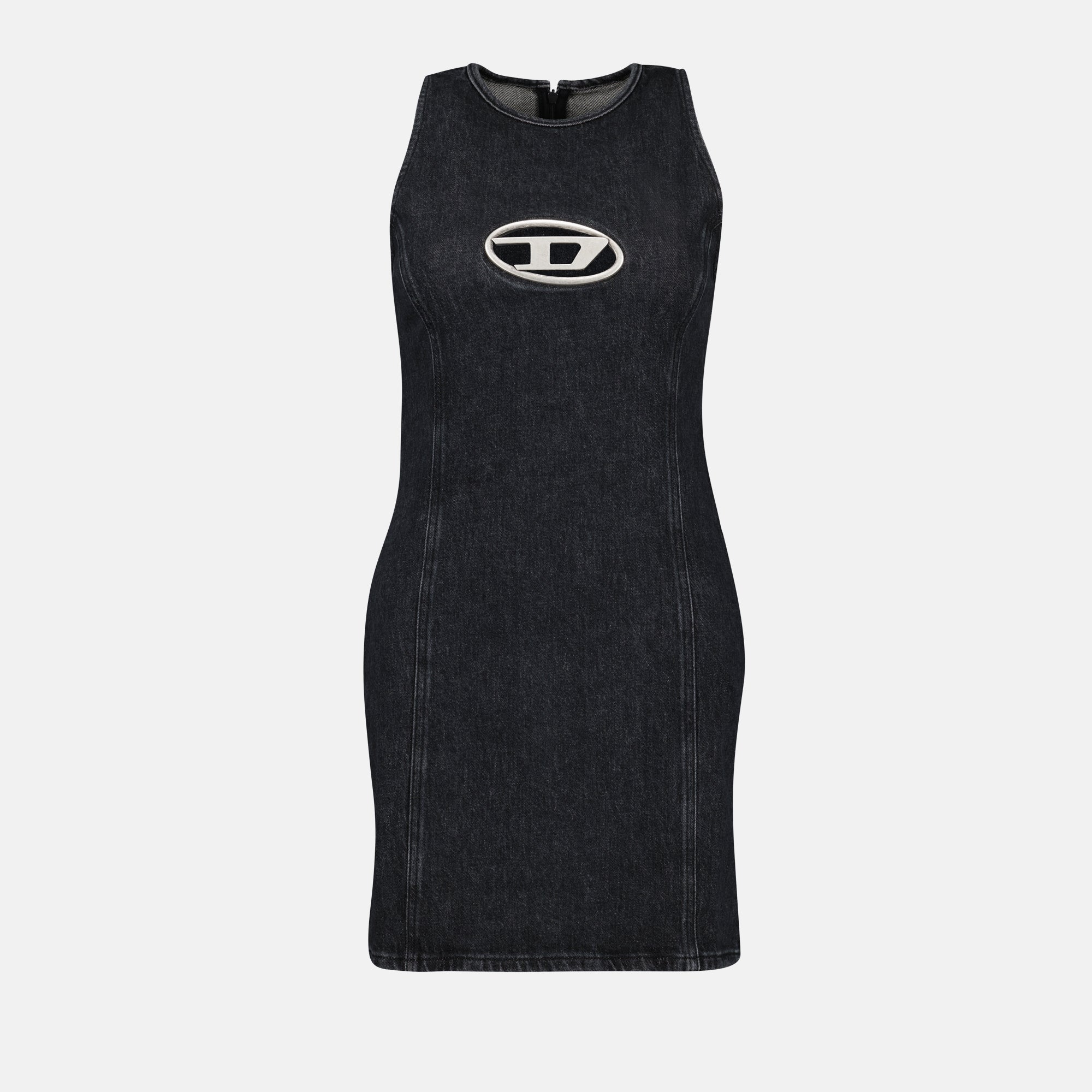 Vestidos Vestido Denim De-Ferriz-Fsd Diesel Preto Femme