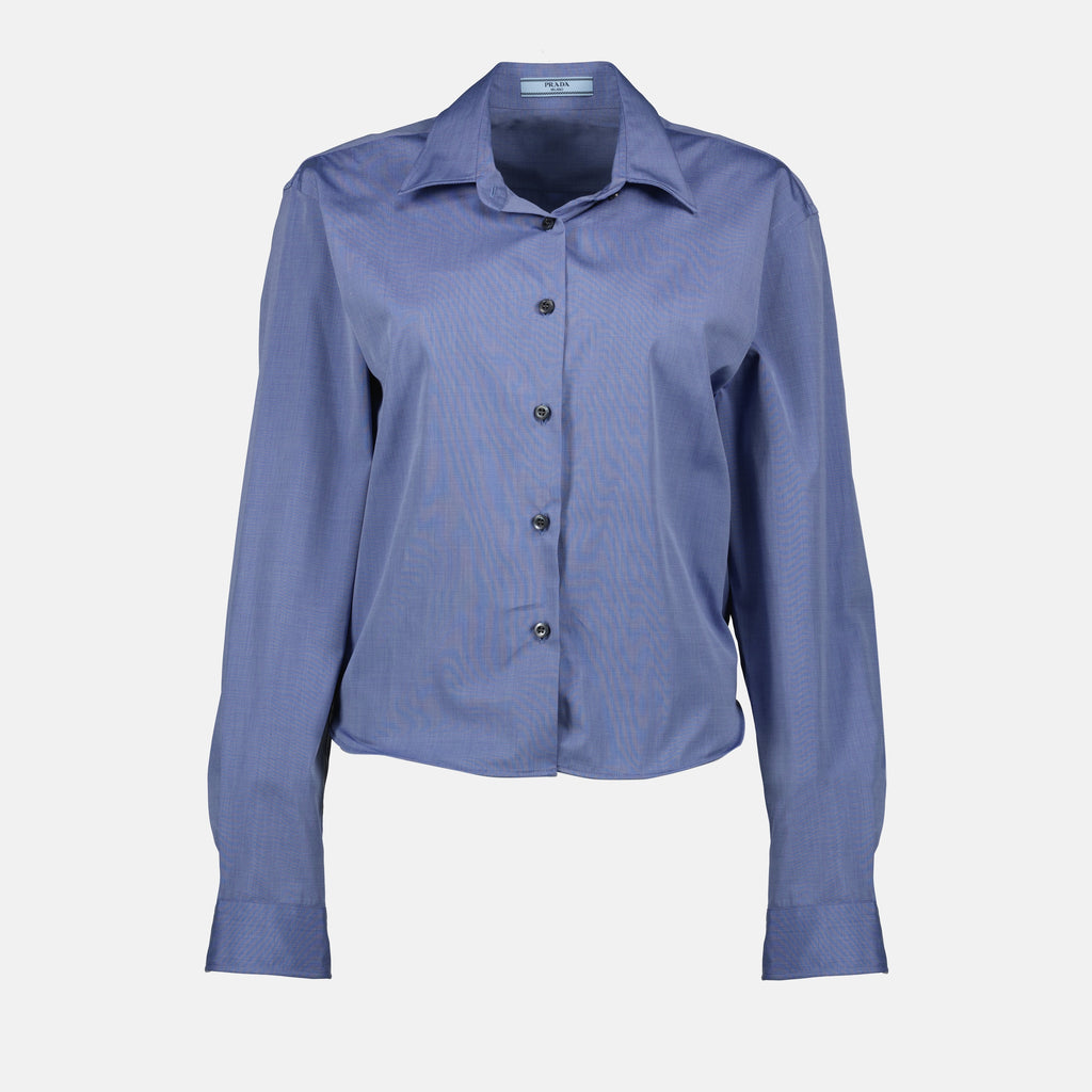 Camisas Chemise bleue Prada Azul Femme