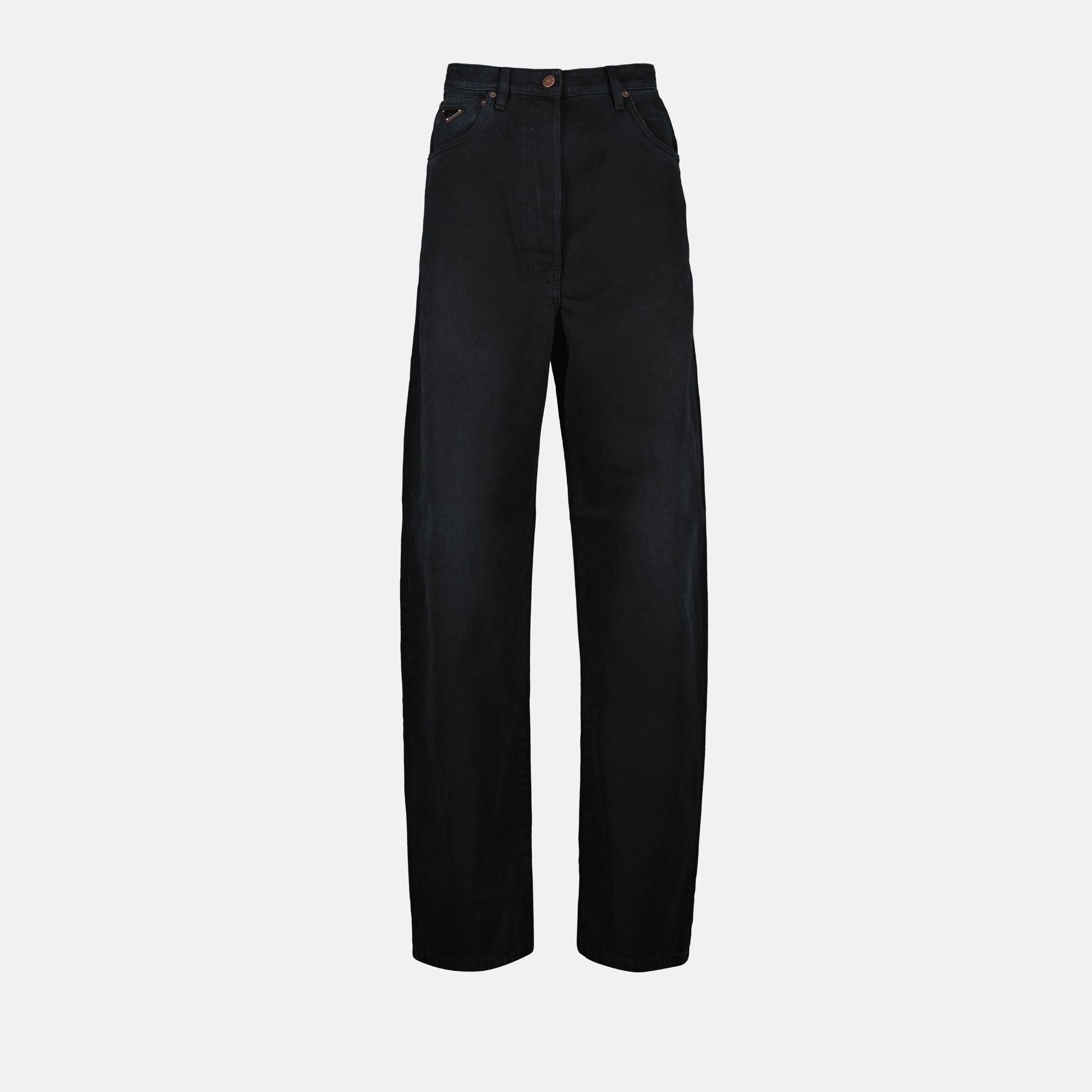 Pantalons Jeans en denim Prada Noir Femme