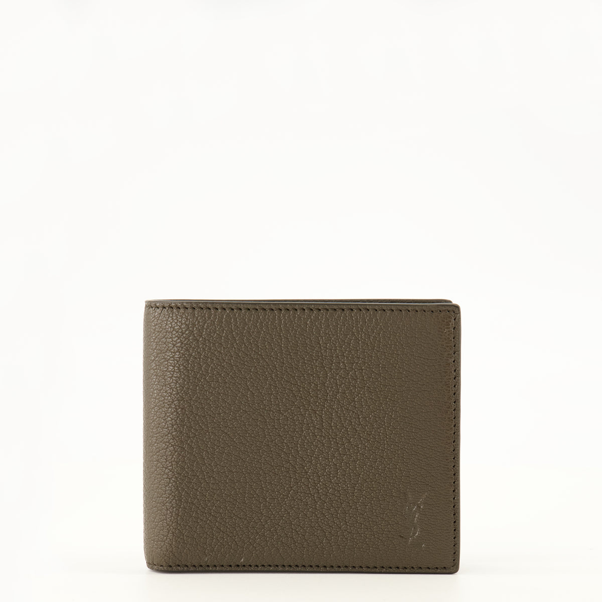 Petite maroquinerie Brown Flap Wallet Saint Laurent Marron Homme
