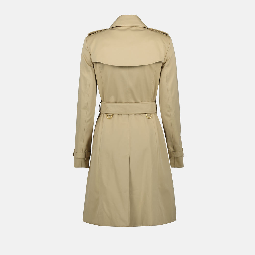 Coats Chelsea Long Trench Coat Burberry Beige Femme