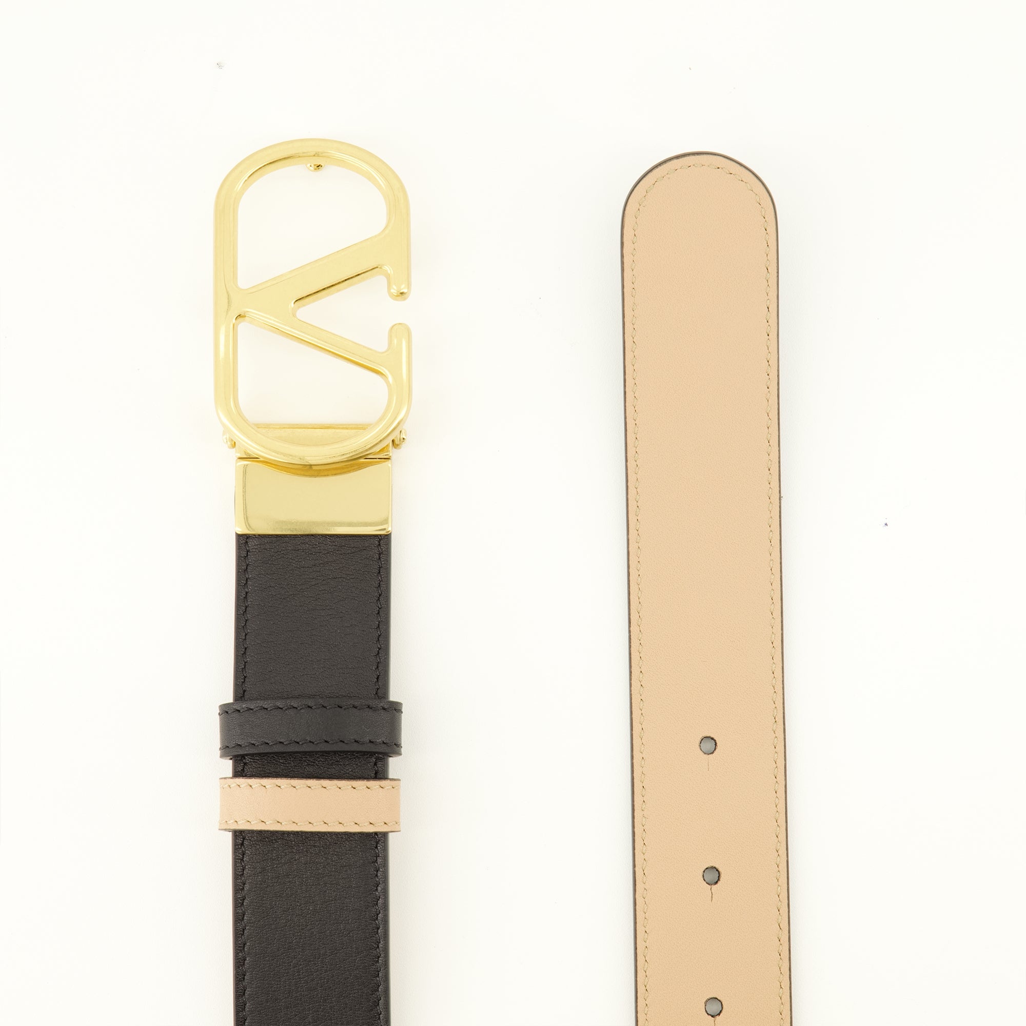 Ceintures Beige Reversible VLogo Belt Valentino Garavani Beige Femme