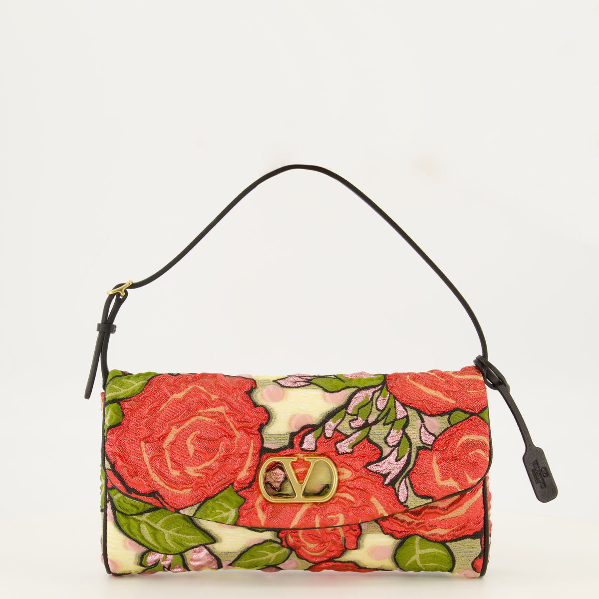 Sacs à main et épaule Small Devain Printed Pink Bag Valentino Garavani Rouge Femme