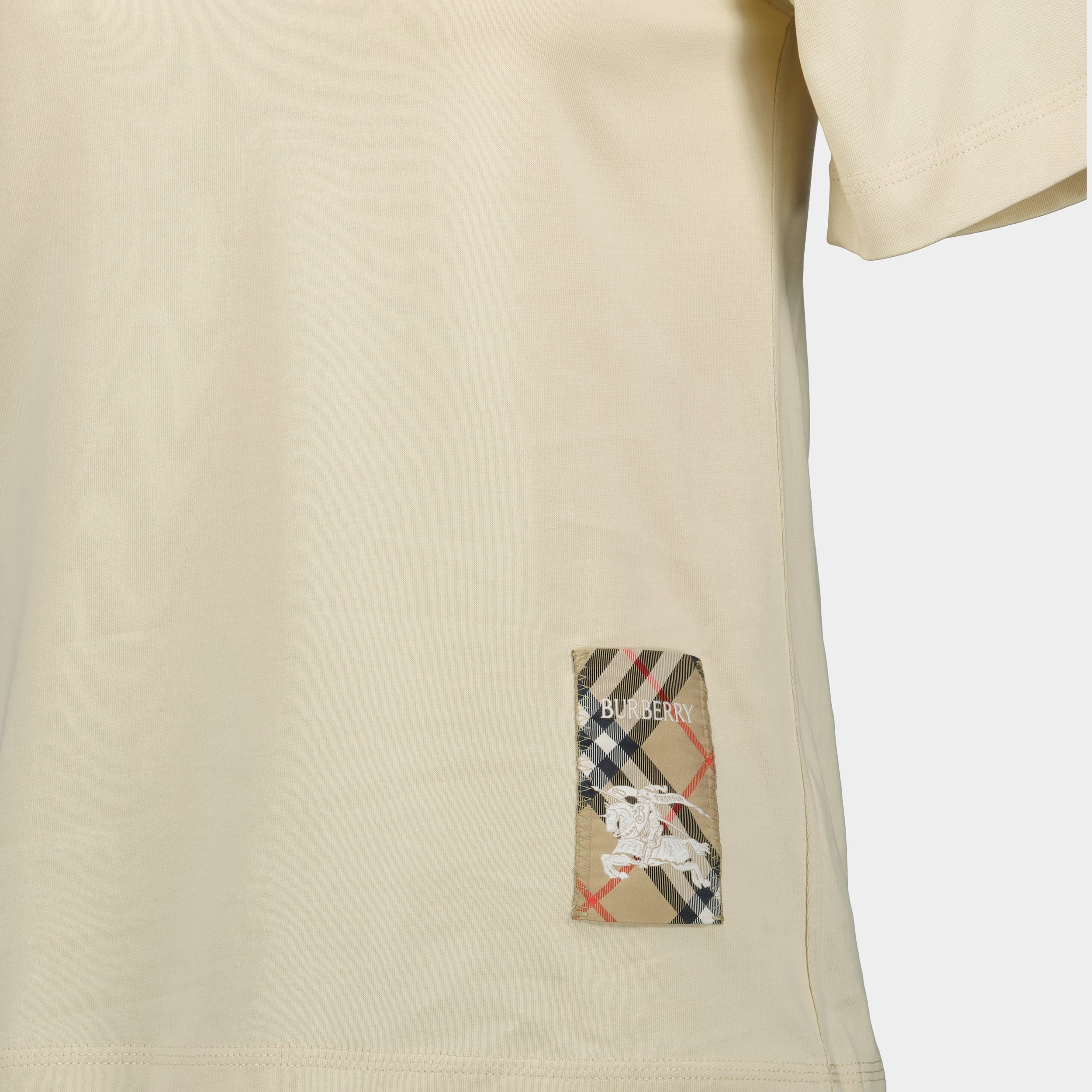 Camisetas Camisola Cavalier Burberry Bege Femme