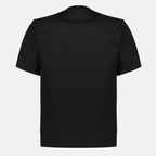 T-shirts T-Shirt Nera Stampata in Cotone Fendi Noir Homme