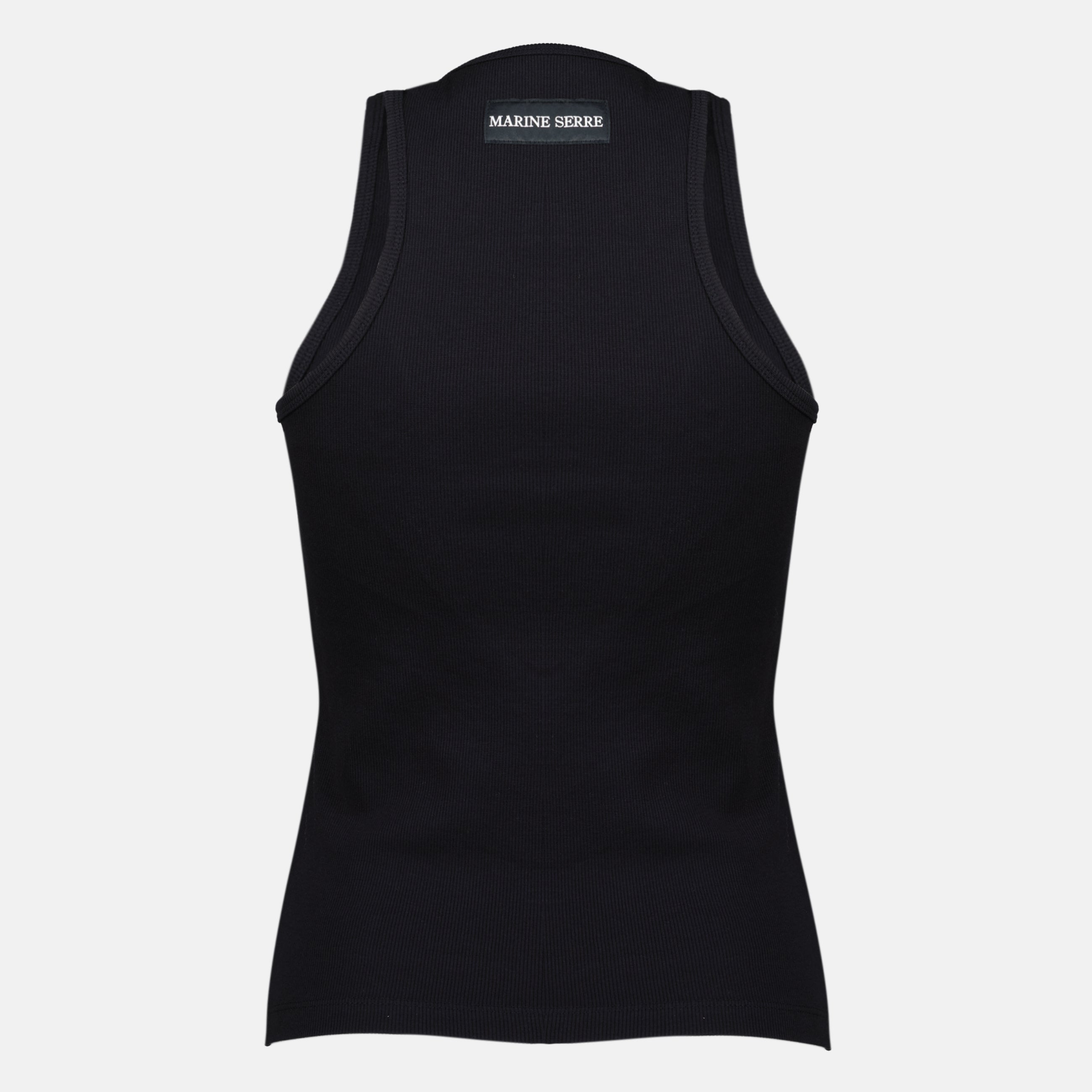 Tops Moon Schwarz Baumwoll-Top Marine Serre Noir Femme