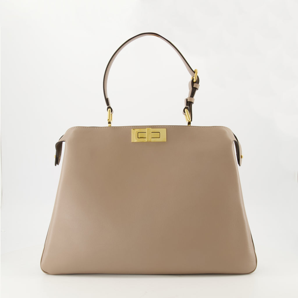 핸드백 및 숄더백 피카부 소프트 대형 가방 Fendi 베이지 Femme