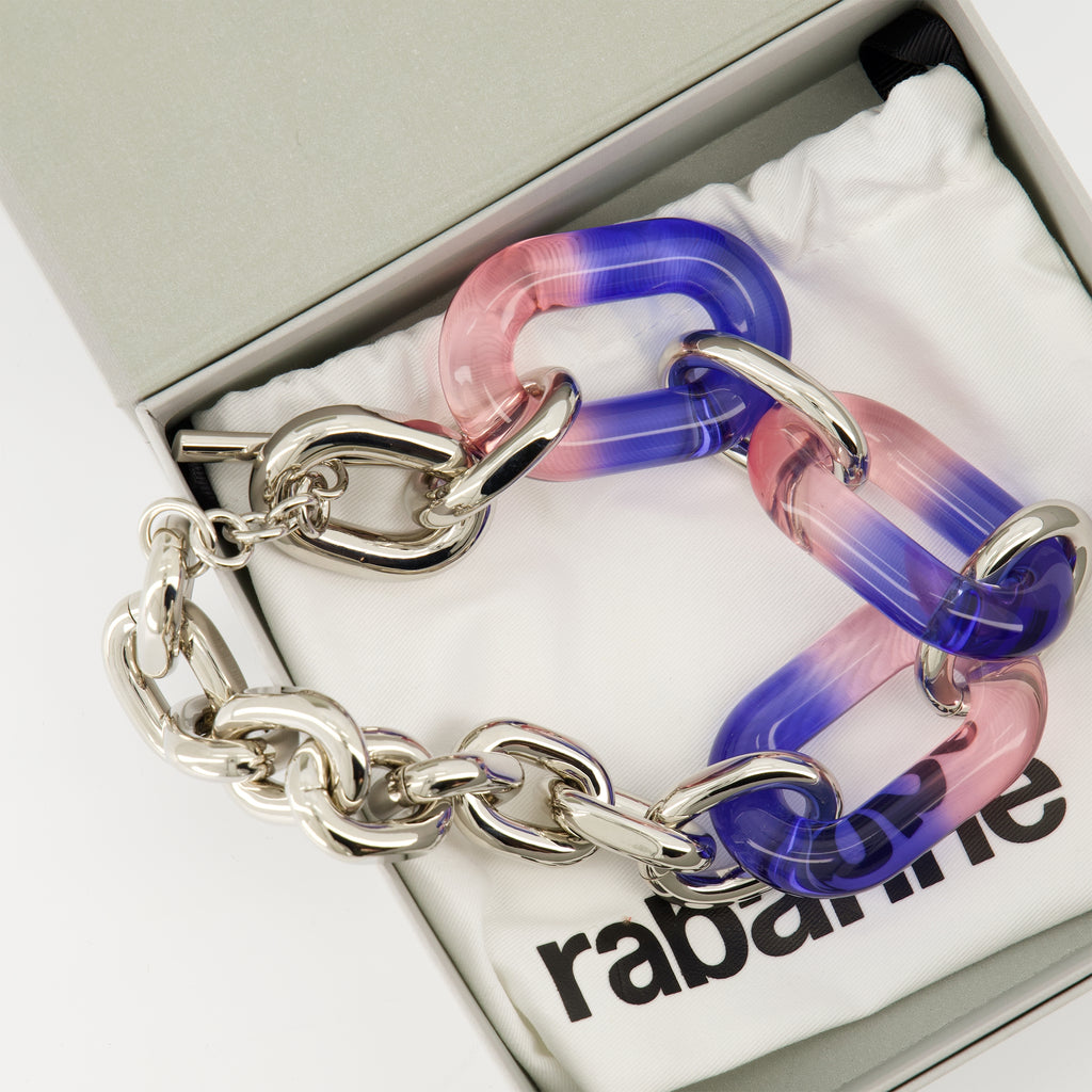 주얼리 XL 링크 목걸이 Rabanne 은 Femme