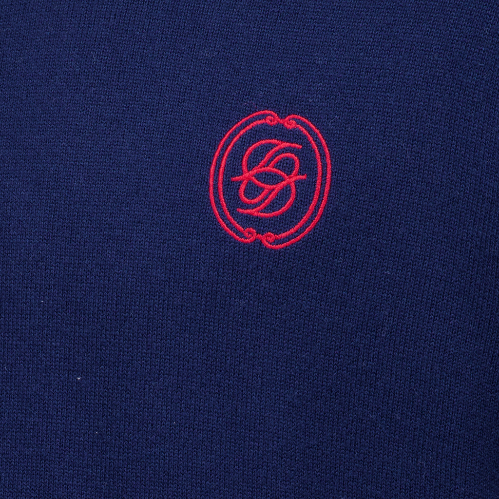 Sweatshirts D Miror Wollpullover Navy Blau Drole De Monsieur Bleu foncé Homme