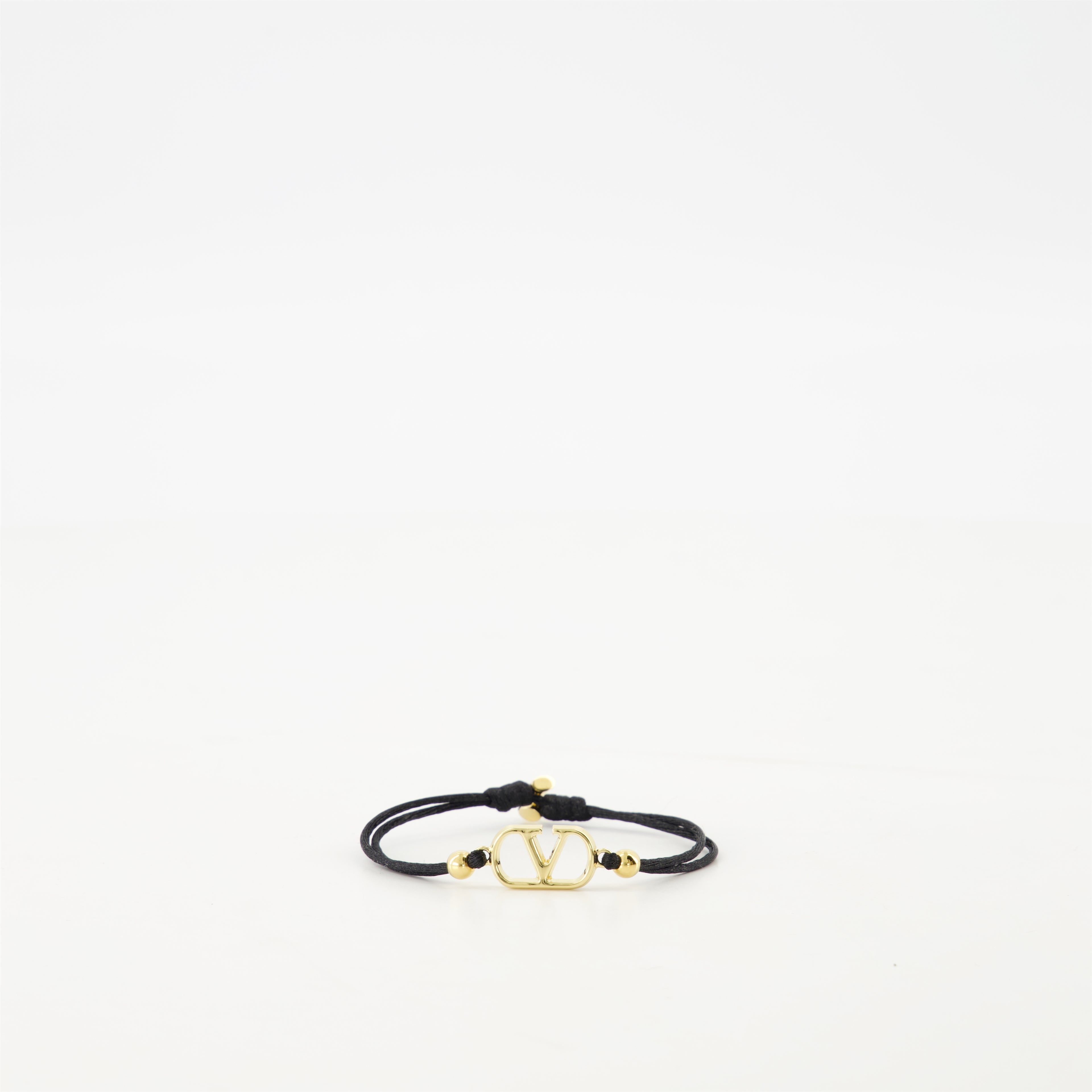 Bijoux Bracelet cordon VLogo Valentino Garavani Noir Homme