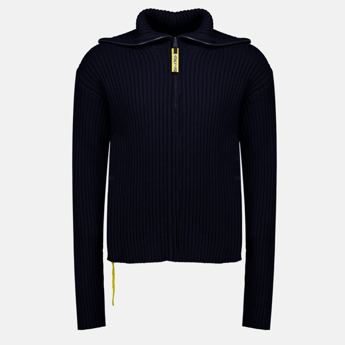 Maille Wool Zip Cardigan Fendi Bleu foncé Homme