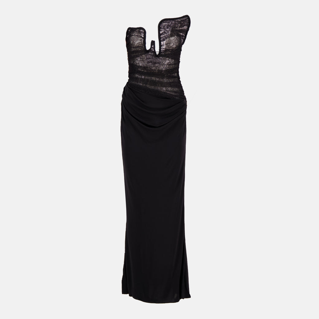 Robes Robe Salacia en dentelle Christopher Esber Noir Femme