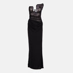 Robes Robe Salacia en dentelle Christopher Esber Noir Femme