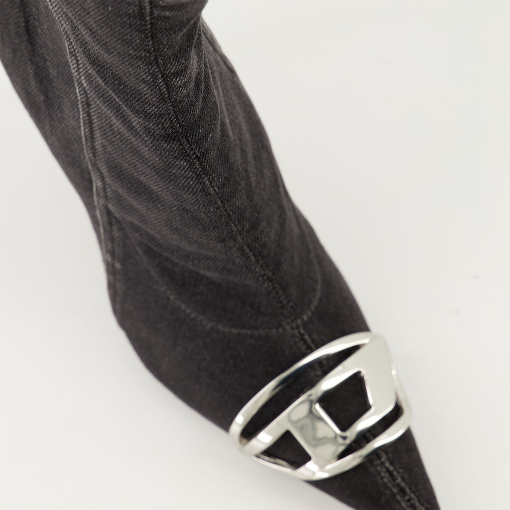 Botines Botas Venus Diesel Negro Mujeres