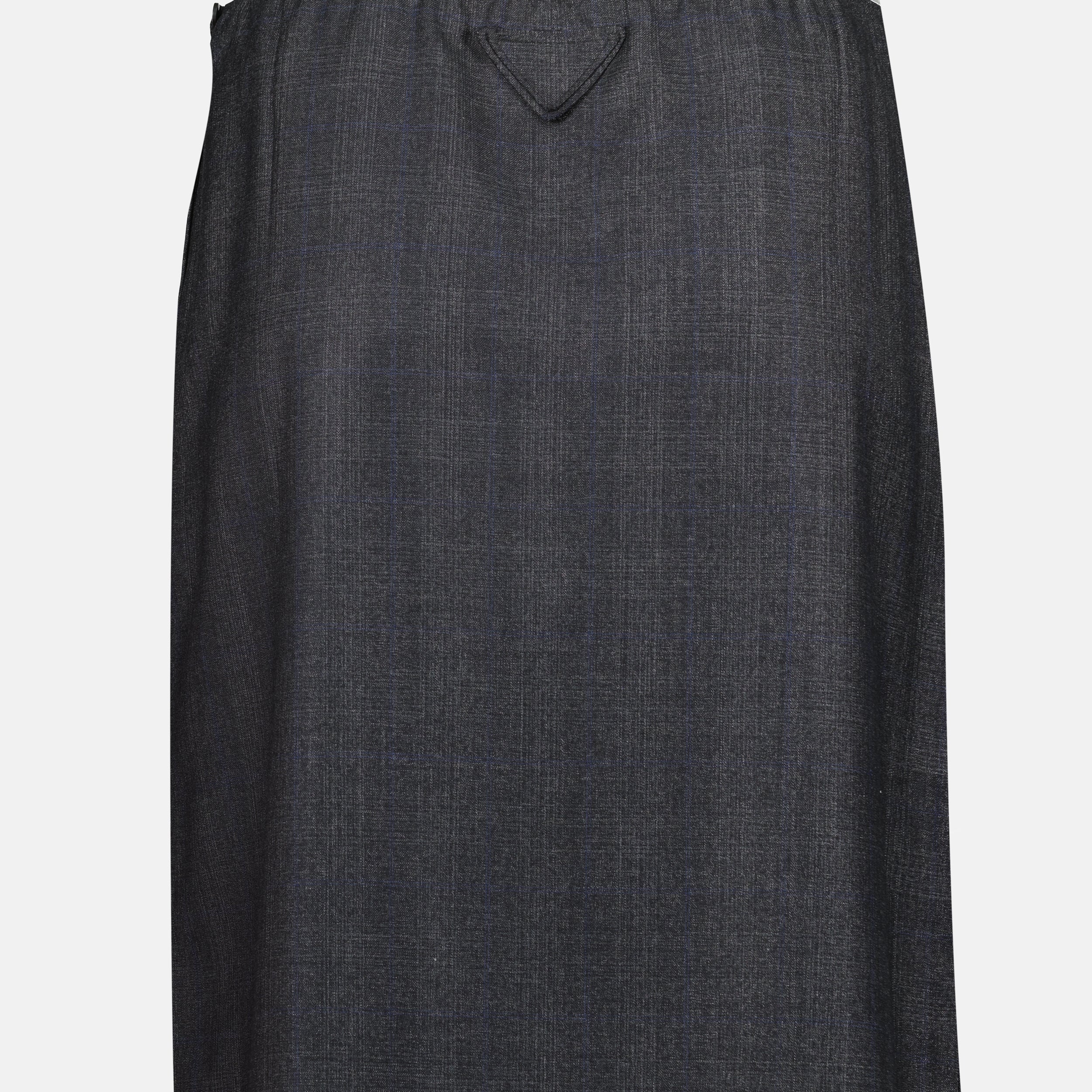 Jupes Jupe en laine Prada Gris Femme