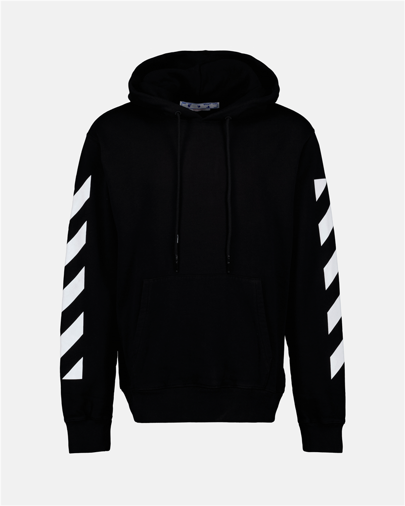 Sudaderas OMBB097C99FLE012 1001 black white Off-White Negro Homme