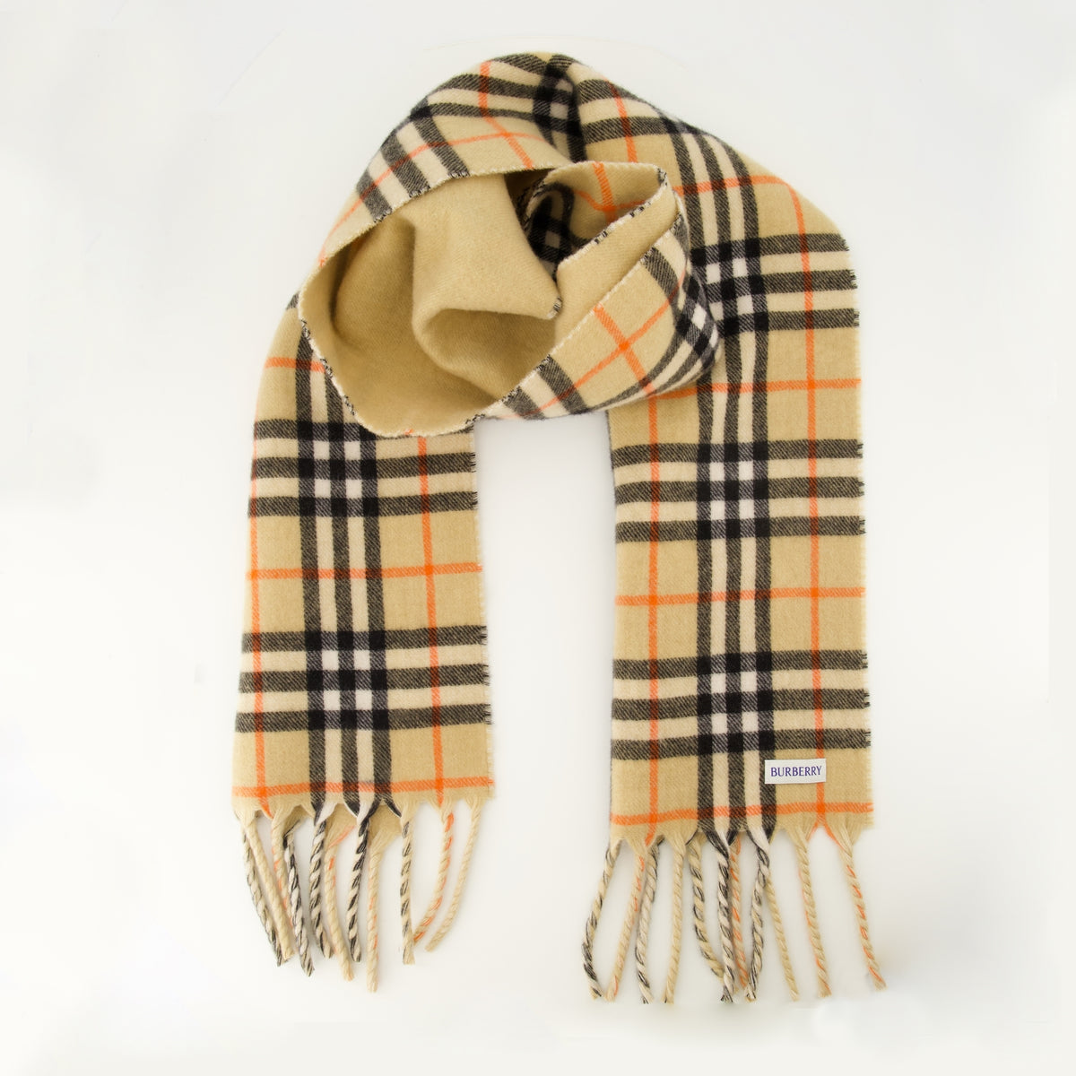 Écharpes, foulards et gants Knight Reversible Scarf Burberry Beige Unisexe