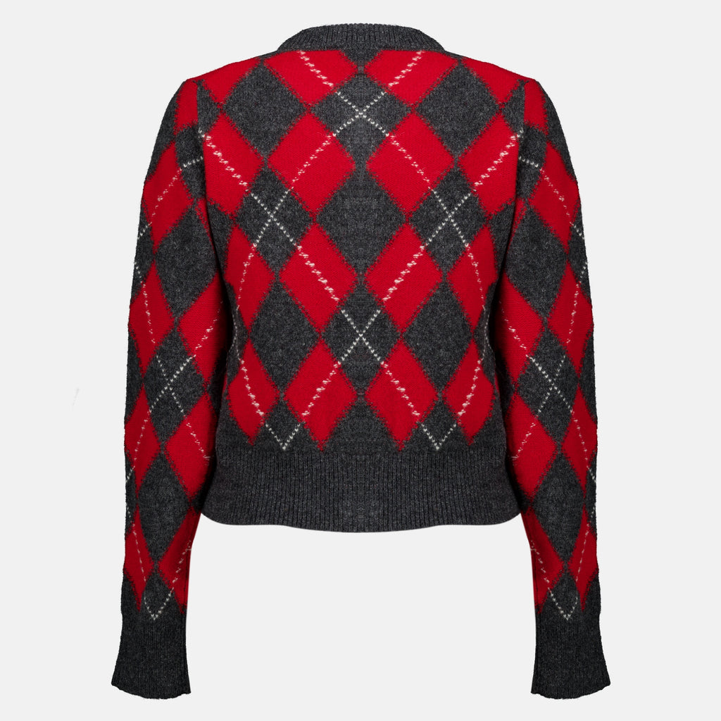 Maille Cardigan en laine rouge Ami PARIS Rouge Femme