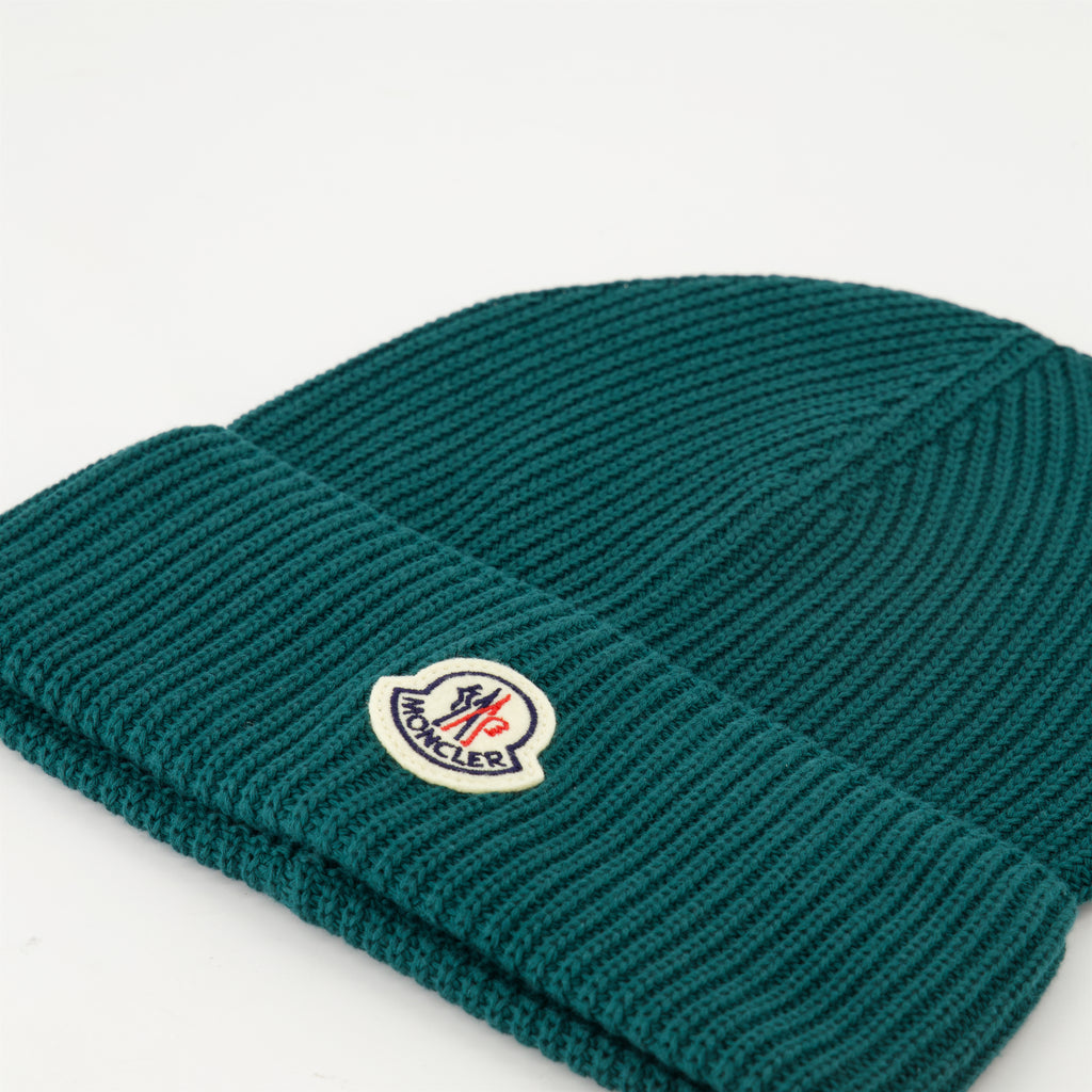 Hats, caps and beanies Green Knit Beanie Moncler Green Homme