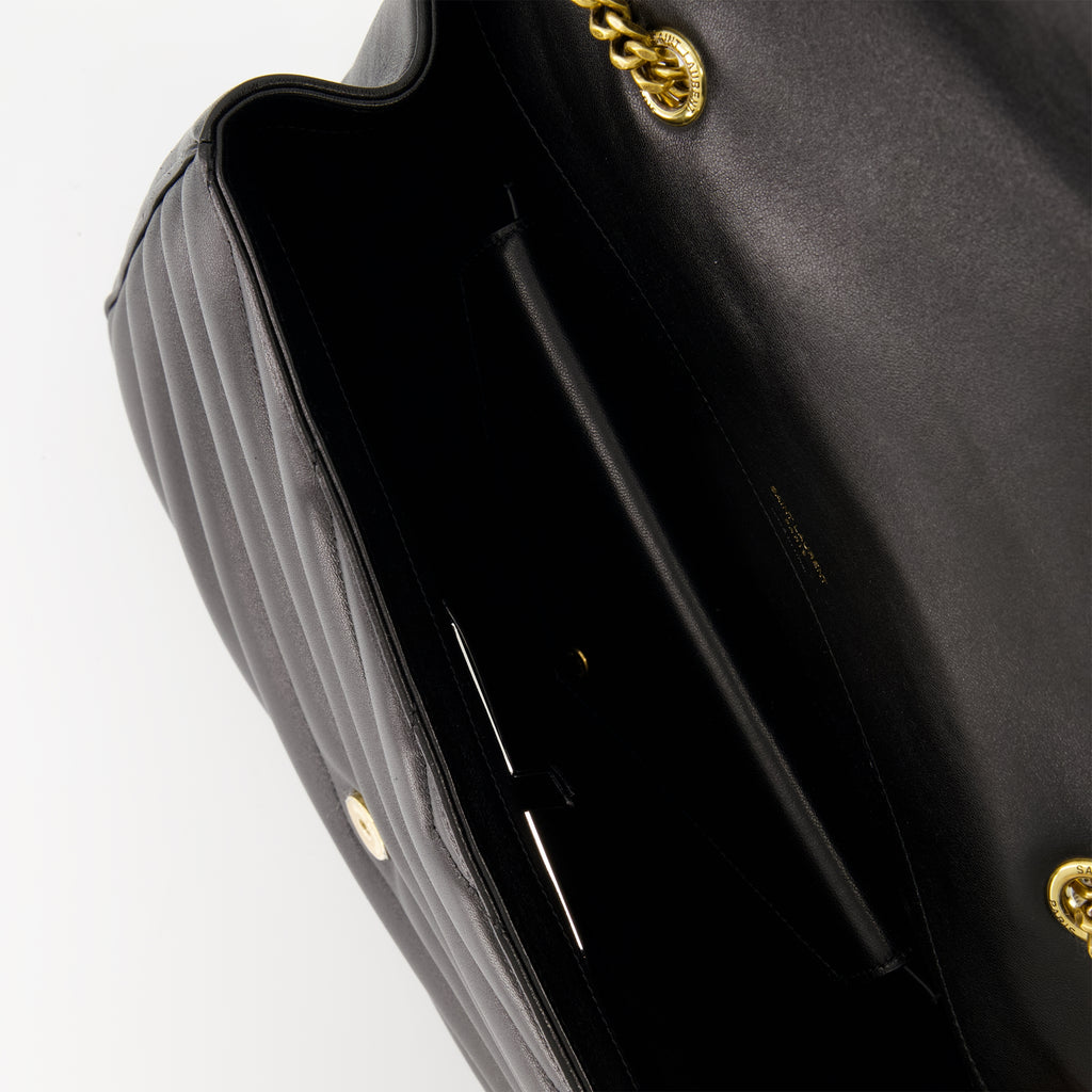 Sacs à main et épaule 라지 루루 백 Saint Laurent Noirr Femme