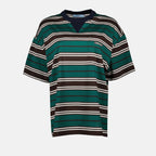 T-shirts T-shirt rayé Prada Green Femme