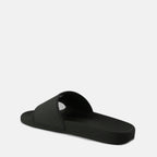 Imagen de las chanclas Sa-Swim negras de Diesel para Hombre - Temporada Primavera-Verano 2026 - Vista tres cuartos trasera derecha