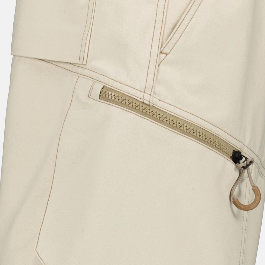 Shorts Short cargo en coton Moncler Grenoble Beige Homme