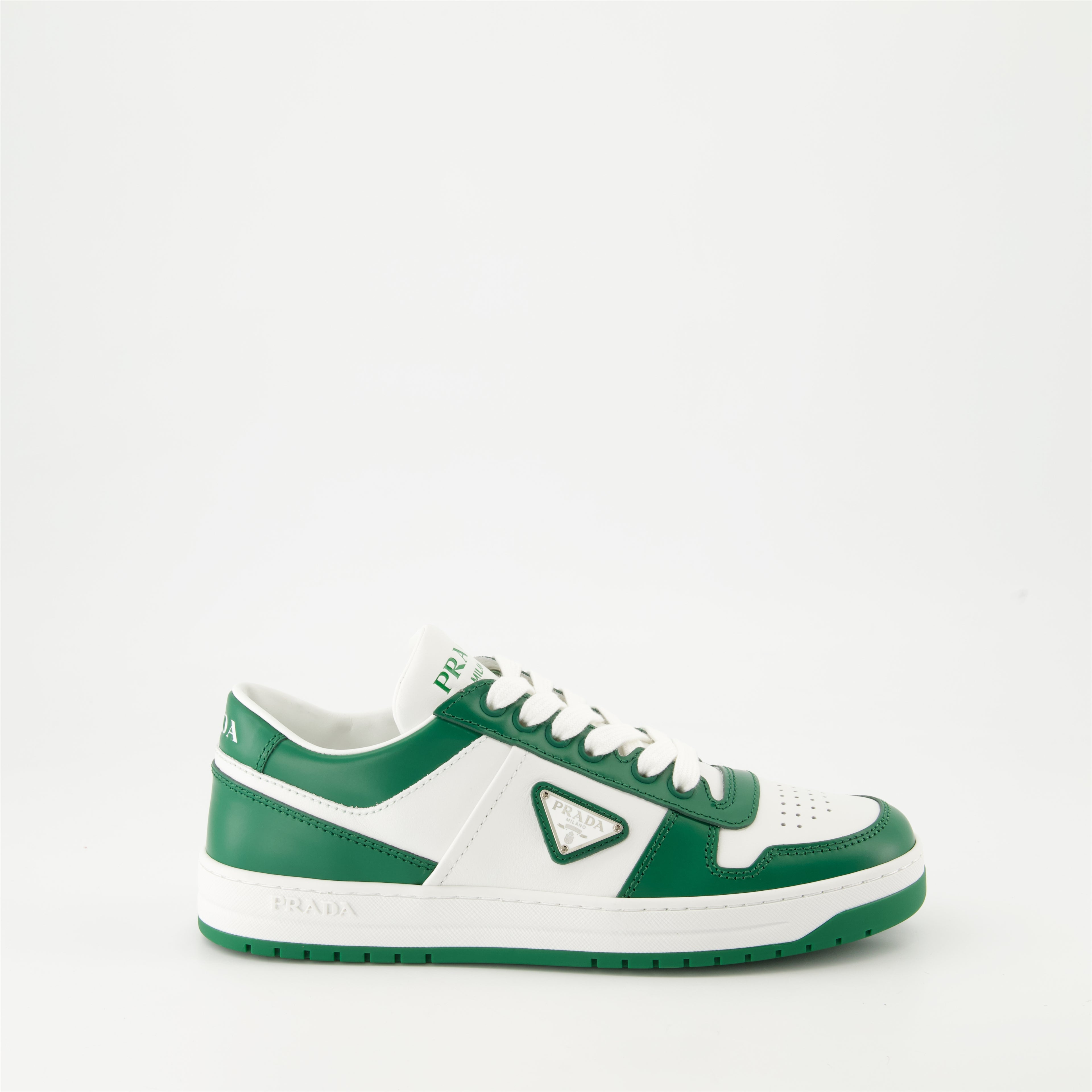 Baskets Baskets Downtown Prada Vert Femme