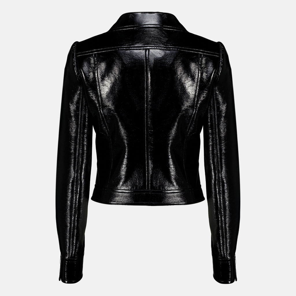 Vestes Reissued Black Vinyl Jacket Courrèges Noir Femme