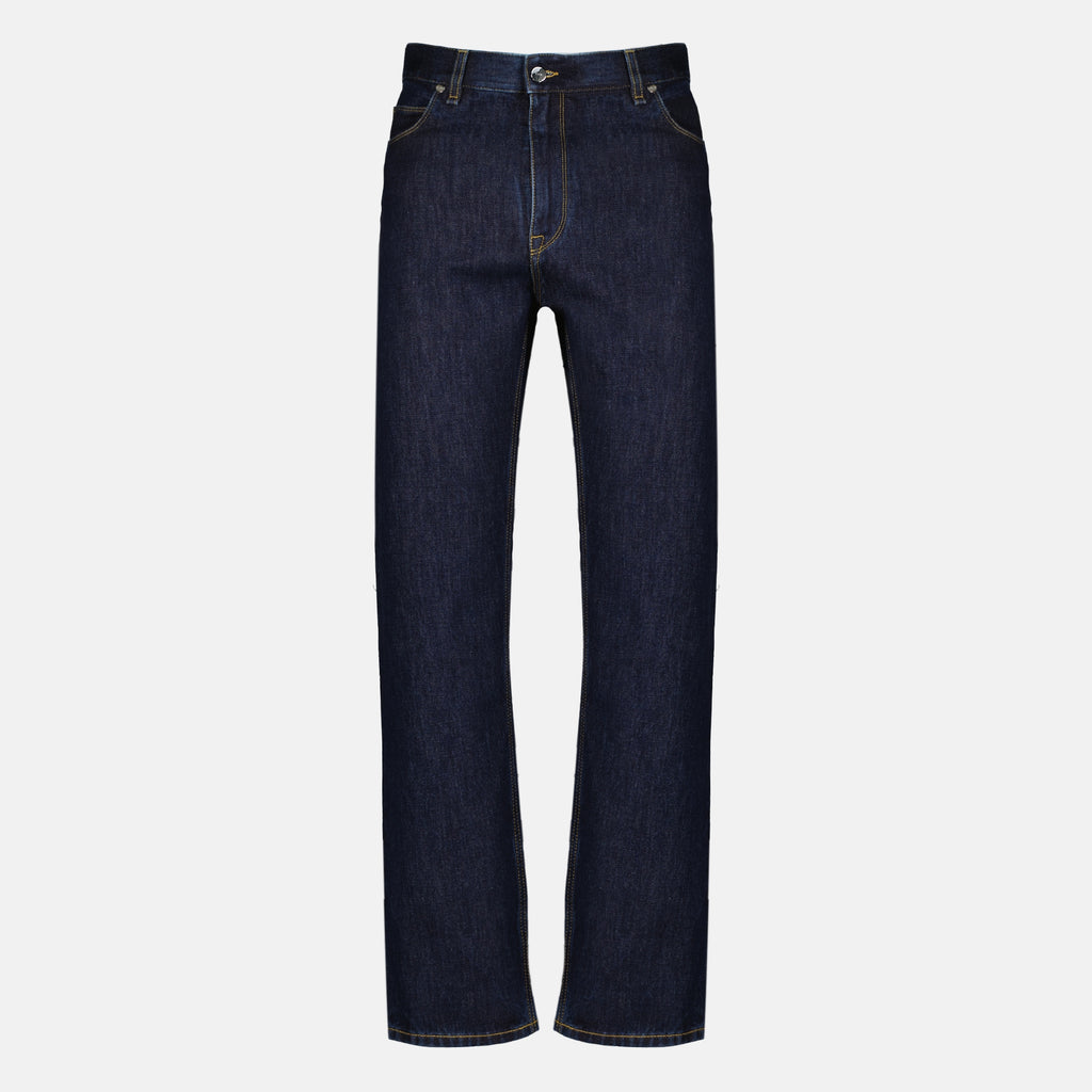 Pantalons ダークブルーデニムジーンズ Fendi Bleu foncé Homme