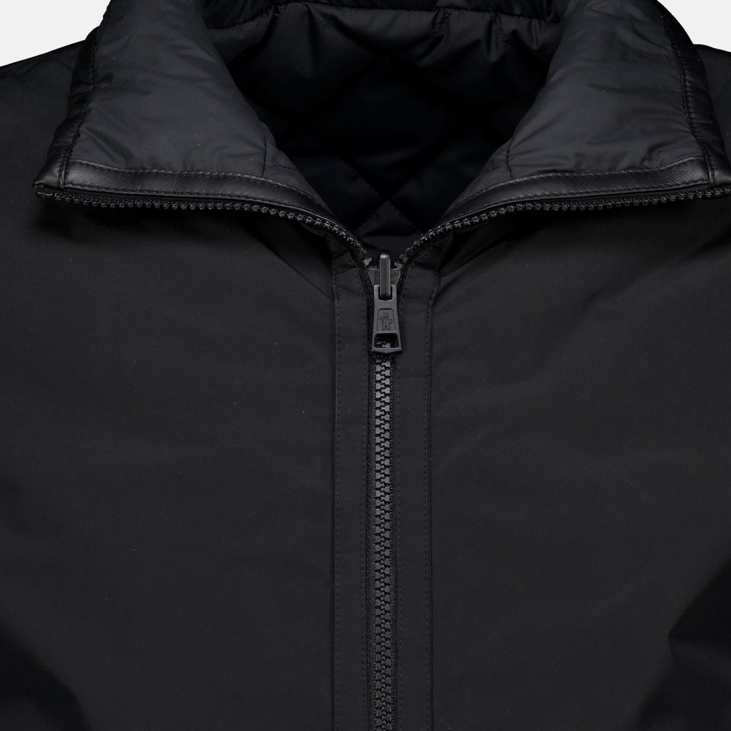 Manteaux Casaco de penas Delviane Reversível Preto Moncler Noir Homme