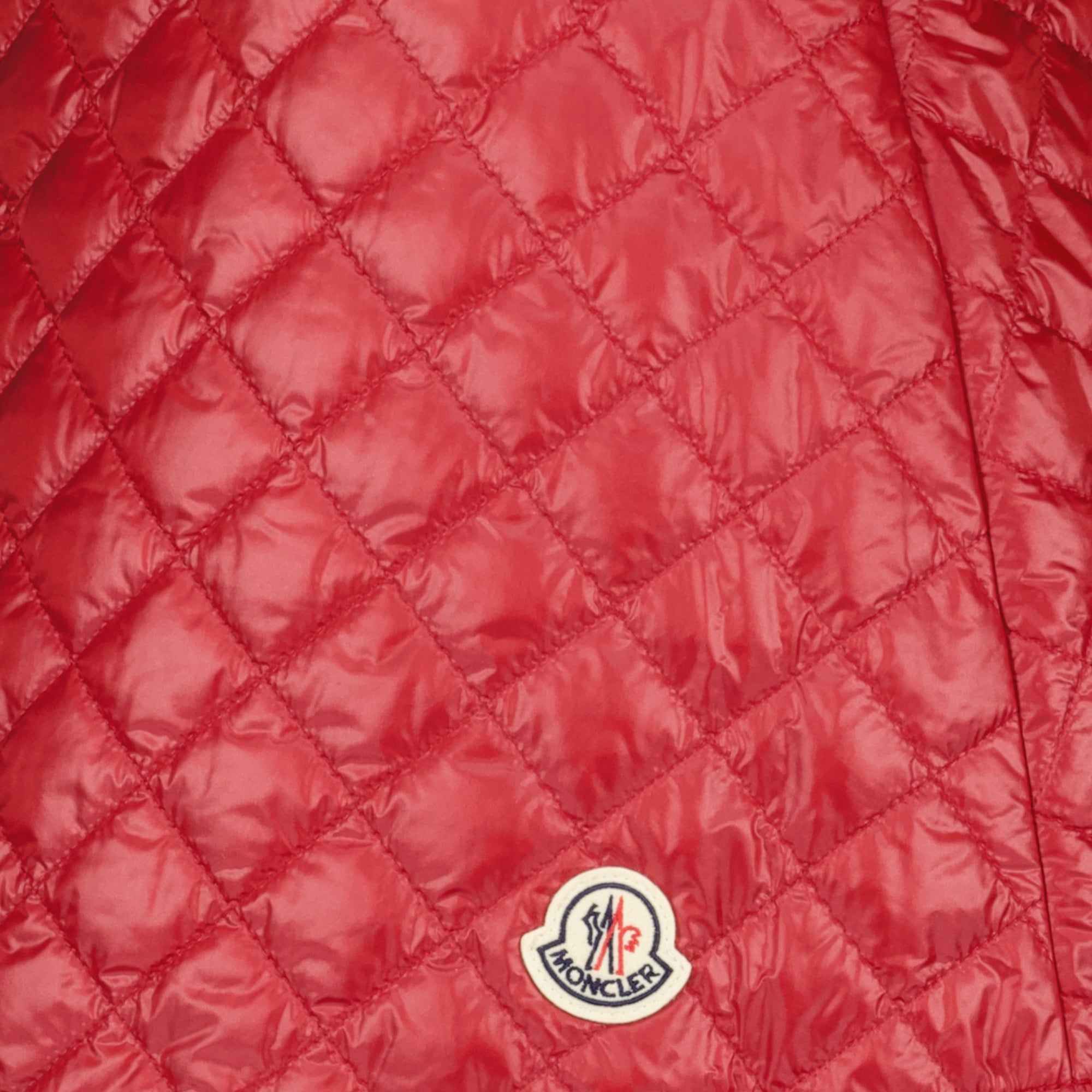 Jupes Saias Mini Matelassadas Moncler Rouge Femme