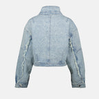 Jaquetas Casaco de Jeans Depsie Iro Azul Femme
