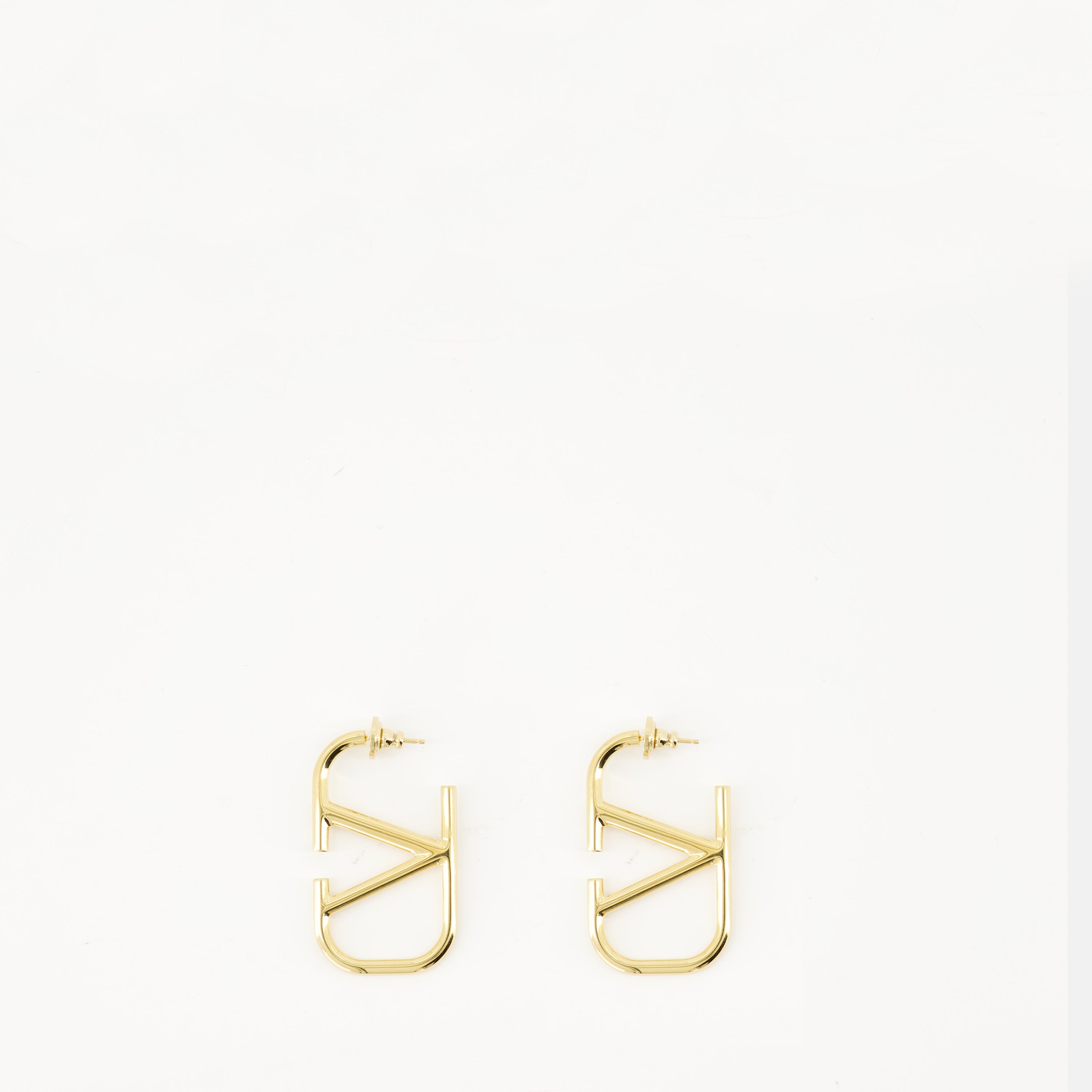 Bijoux Brincos de Metal Dourados VLogo Valentino Garavani Doré Femme