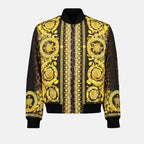 Jackets Reversible Barocco Bomber Versace Yellow Homme