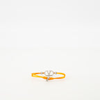 Bijoux Bracelet cordon VLogo Valentino Garavani Orange Homme