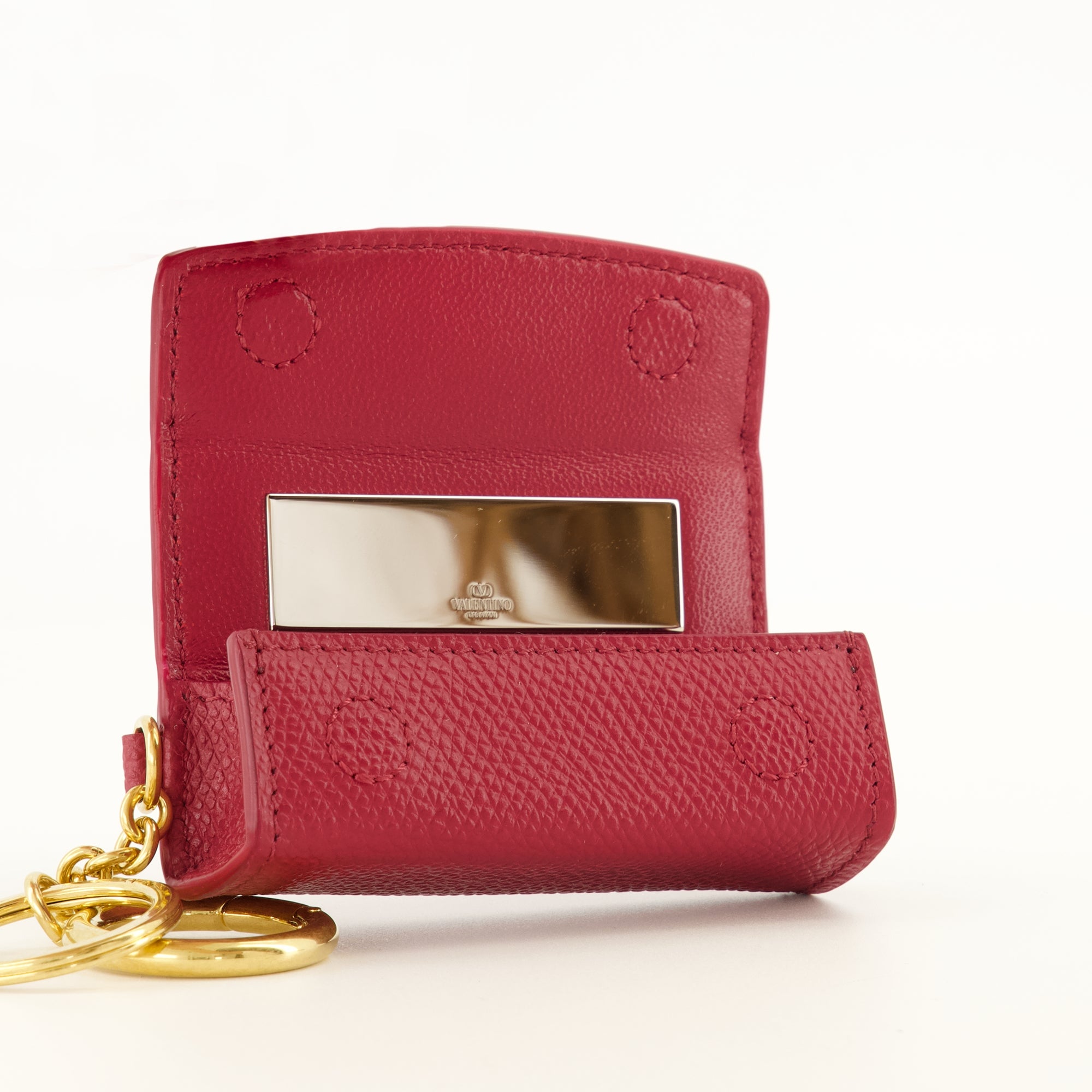 Lifestyle Breloque VLogo en cuir rouge Valentino Garavani Rouge Femme