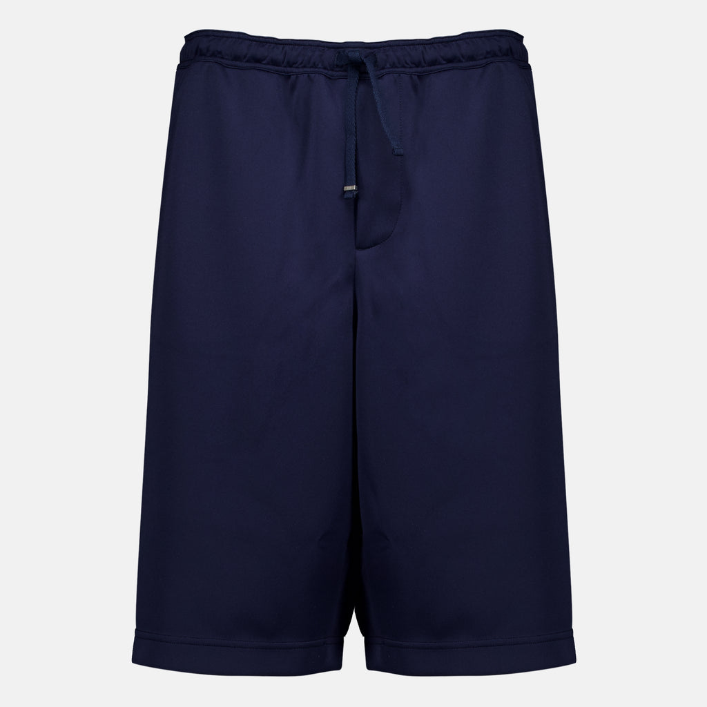 Shorts Marineblaue Jersey-Bermuda-Shorts Dior Bleu foncé Homme