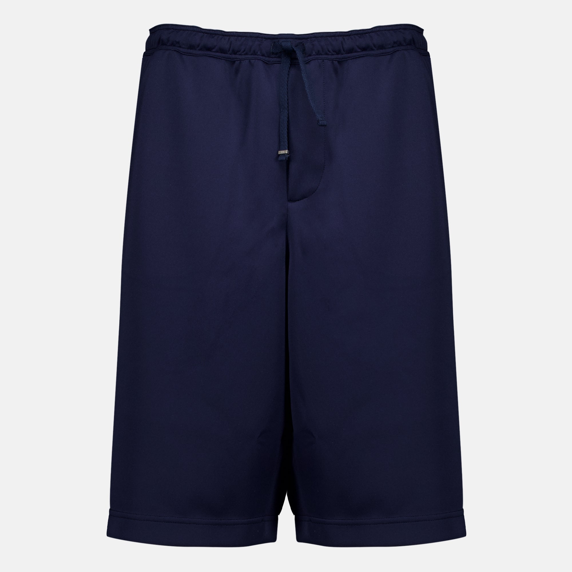 Shorts Marineblaue Jersey-Bermuda-Shorts Dior Bleu foncé Homme