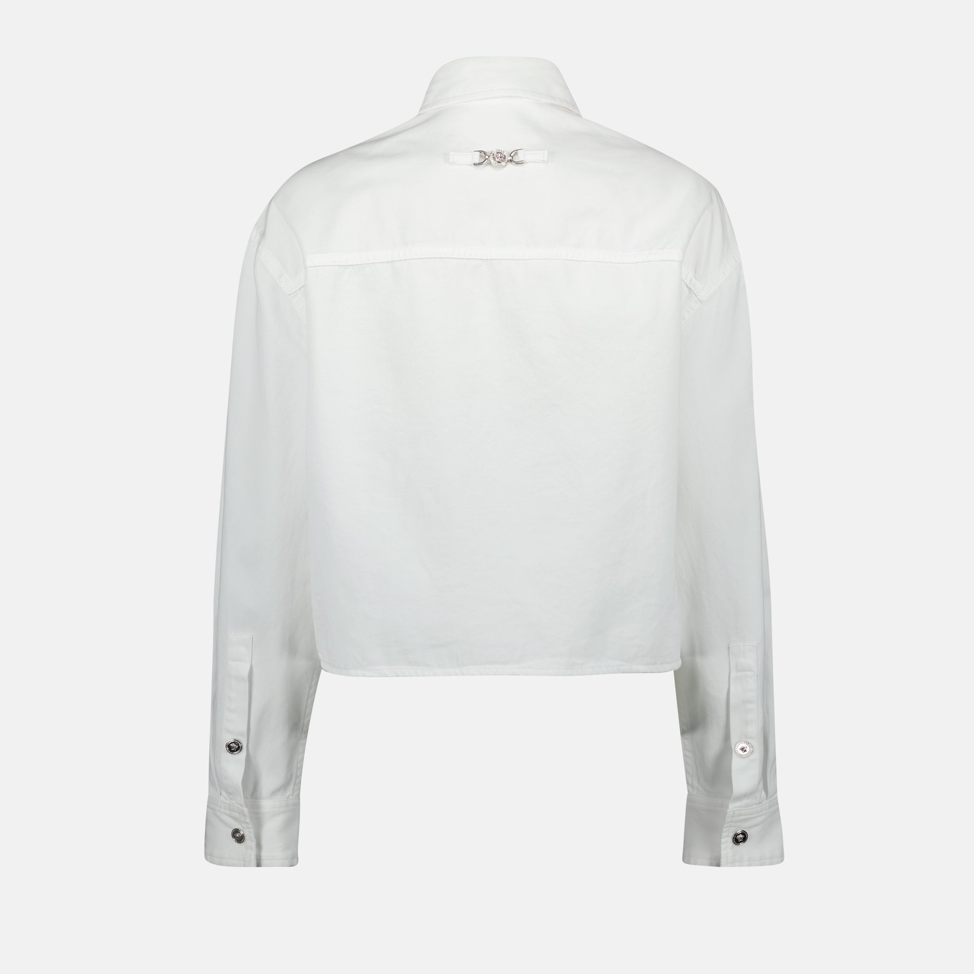 Chemises Chemise en jean blanche Versace Blanc Femme