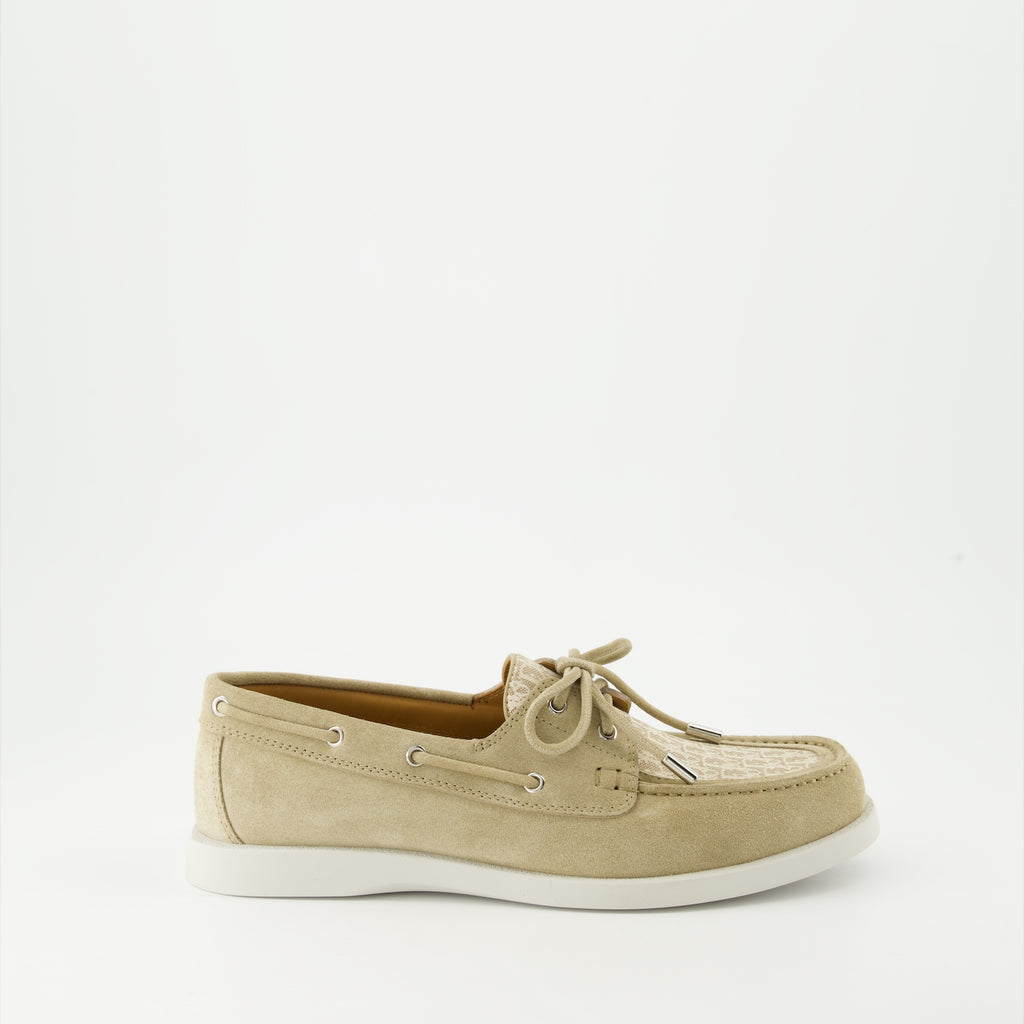 Chaussures de ville Chaussures bateau Granville Dior Beige Homme
