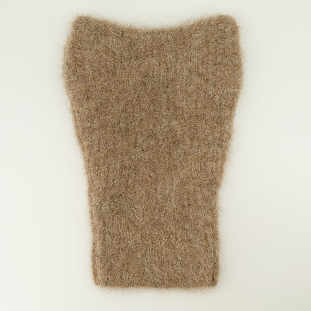 Chapeaux, casquettes et bonnets Cagoule oreilles en laine d'alpaga Maison Kitsune Beige Homme