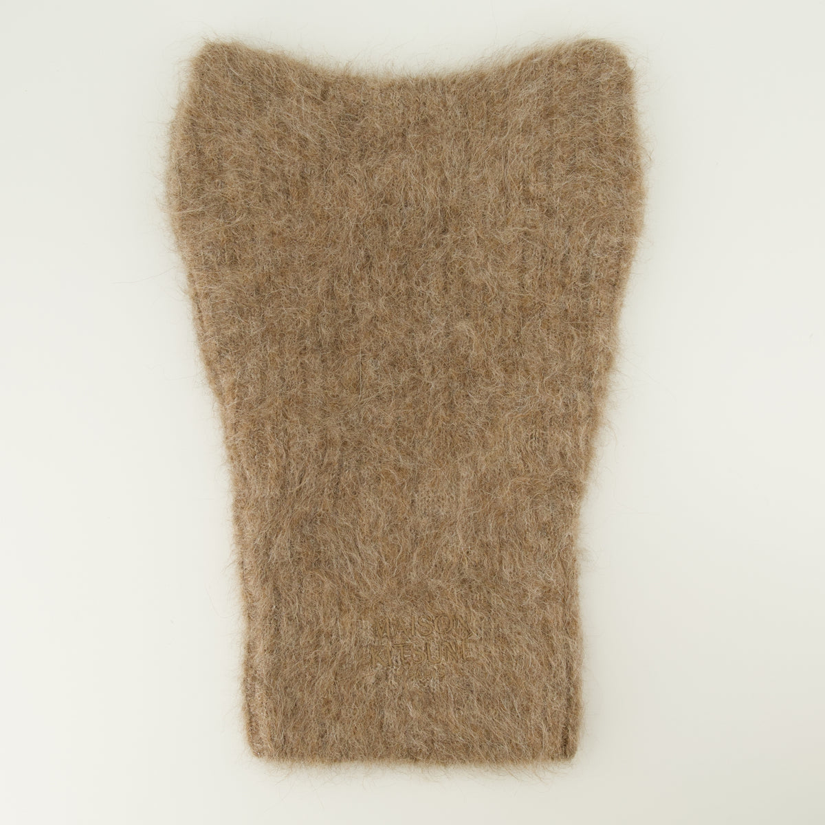Chapeaux, casquettes et bonnets Cagoule oreilles en laine d'alpaga Maison Kitsune Beige Homme