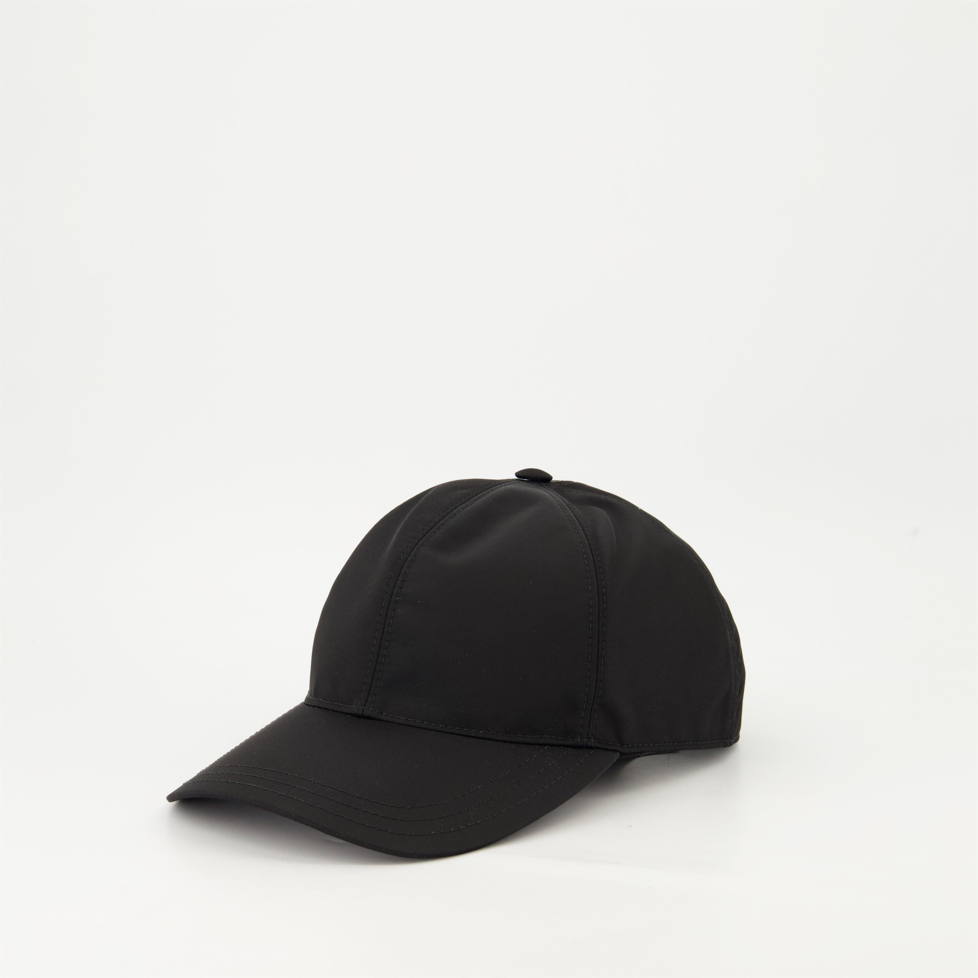 Chapeaux, casquettes et bonnets Casquette en Re-Nylon Prada Noir Femme