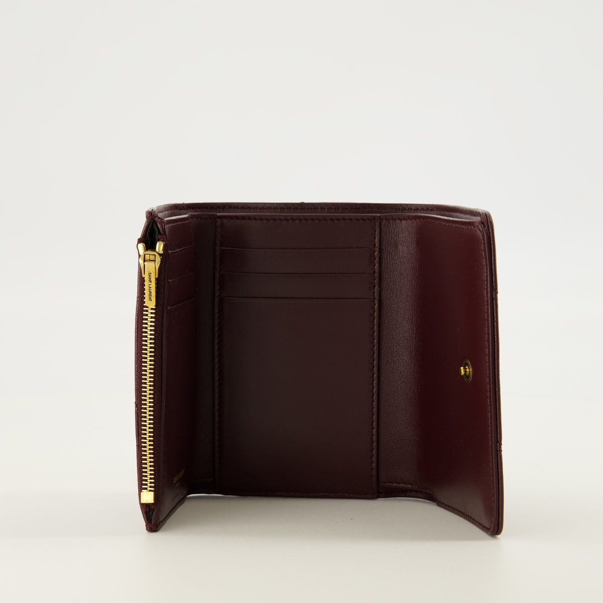 Petite maroquinerie Portefeuilles Jamie bordeaux Saint Laurent Bordeaux Femme
