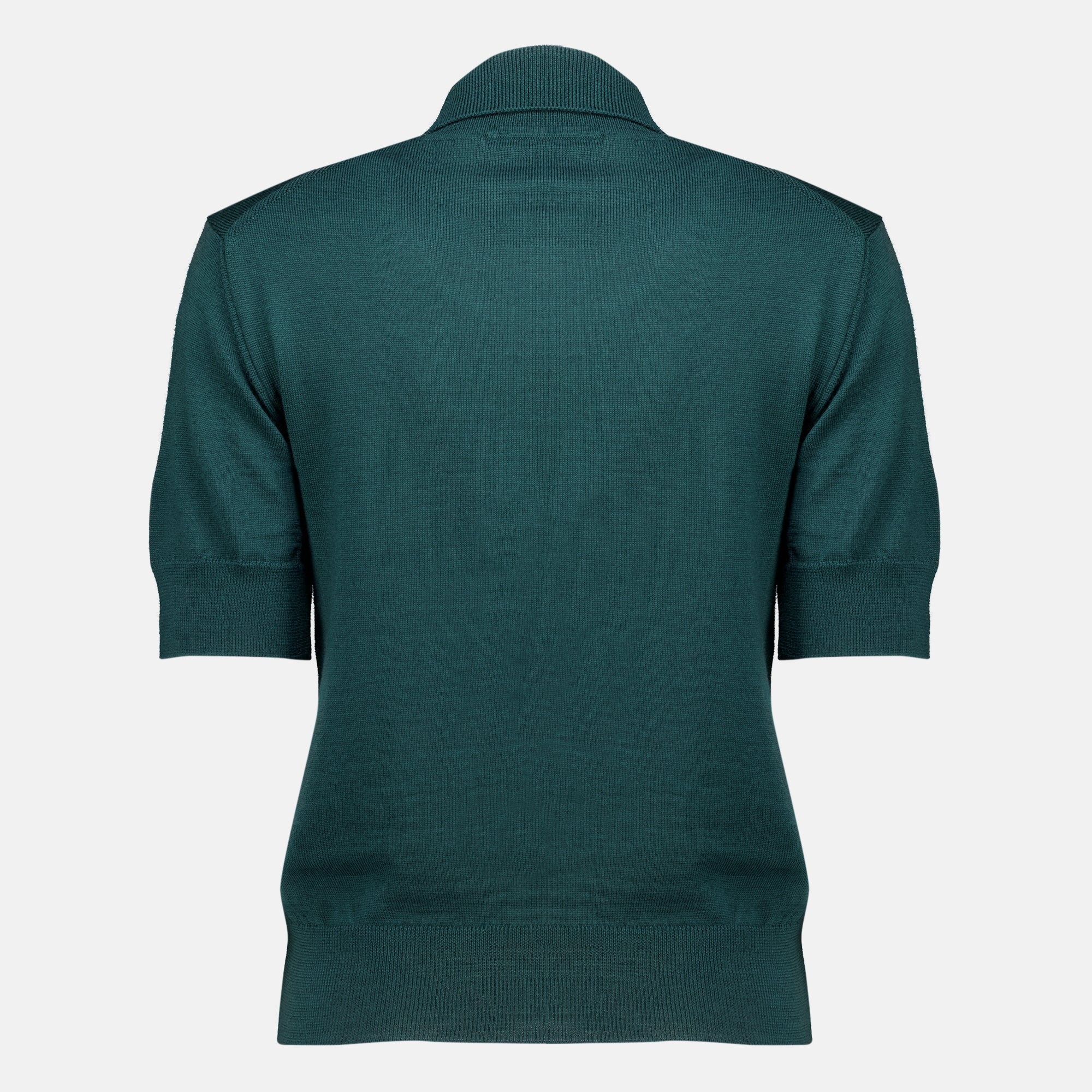 Polos Polo Cuore Verde AMI in Lana Ami PARIS Vert Femme