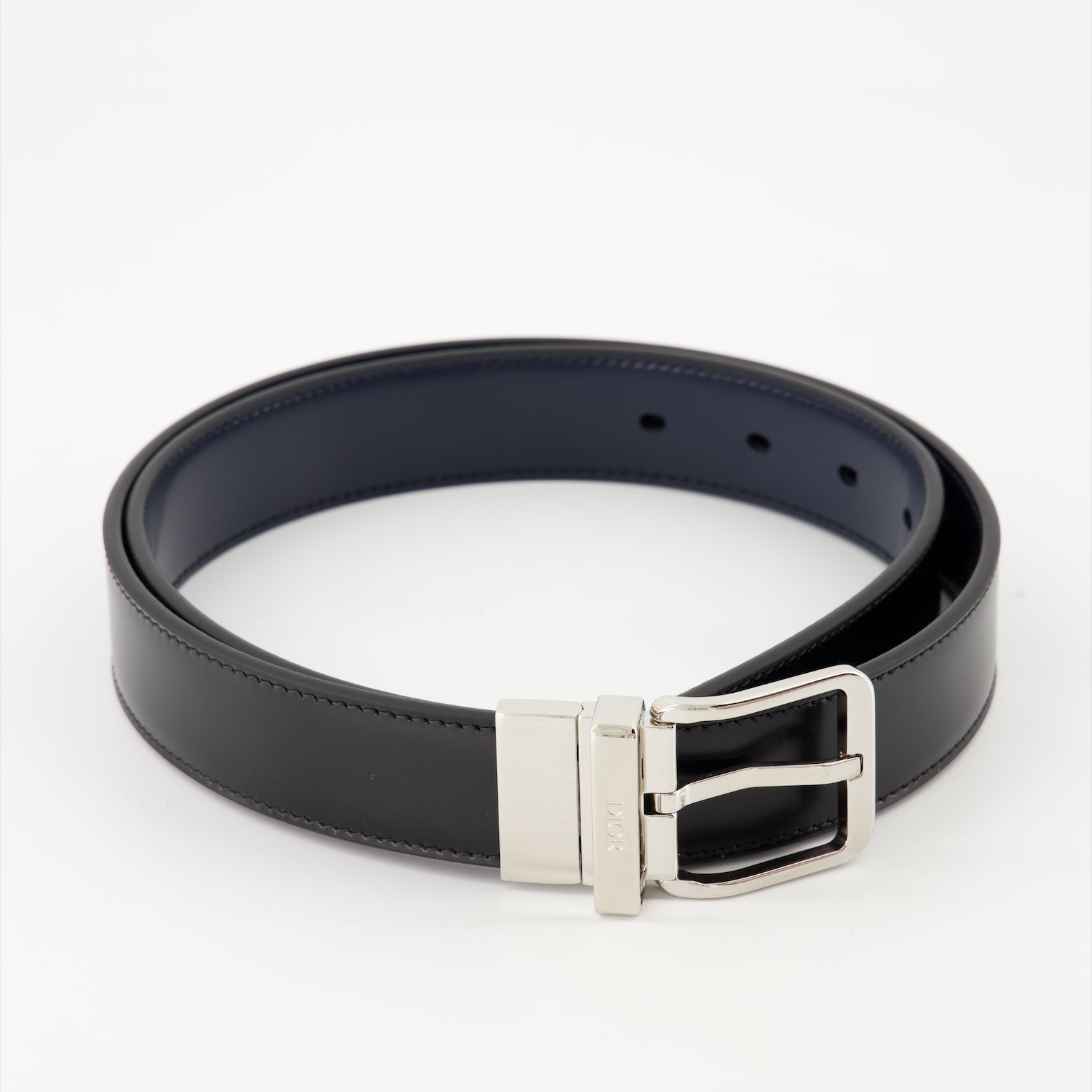Ceintures Ceinture réversible Dior Noir Homme